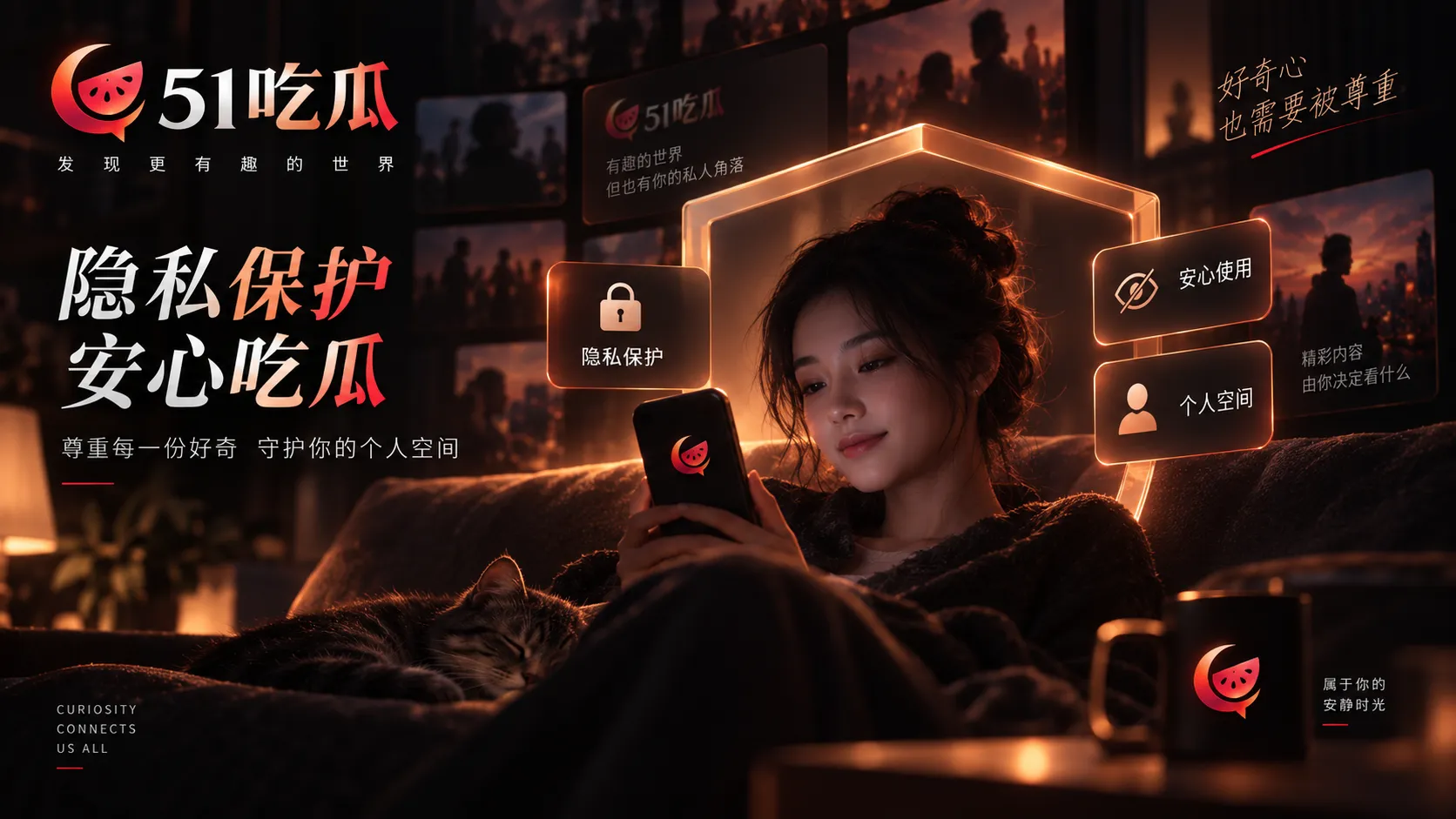 隐私与内容边界提醒视觉图